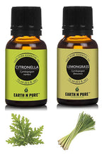 Earth N Pure Lemongrass & Citronella Essential Oils | Grocsy