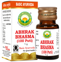 Basic Ayurveda Abhrak Bhasma (100 Puti) | Grocsy