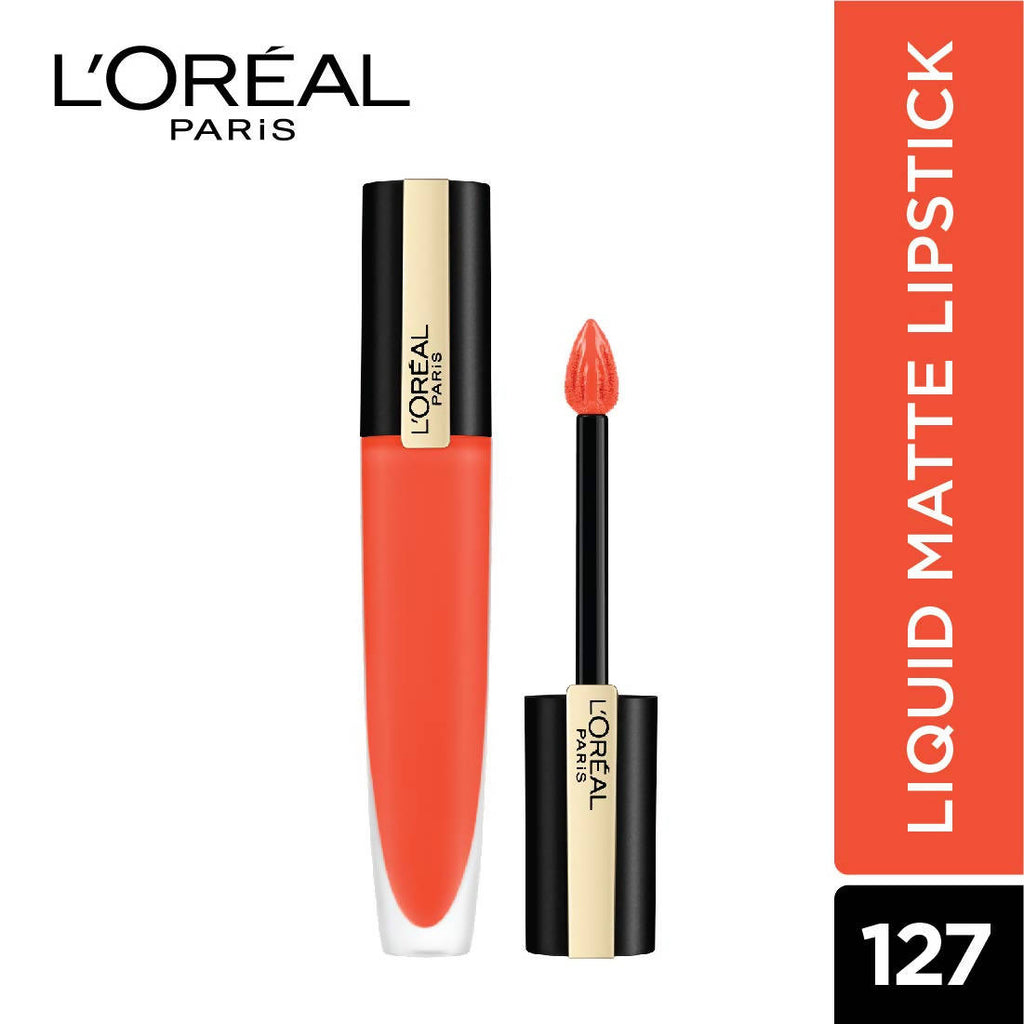 L'Oreal Paris Rouge Signature Matte Liquid Lipstick - 127 I Vibrate | Grocsy