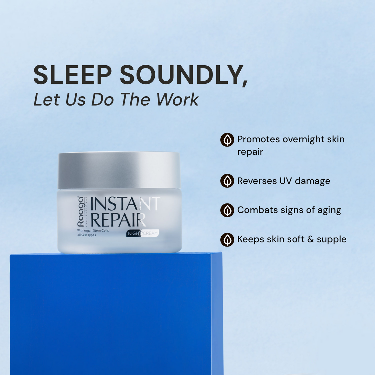 Raaga Professional Instant Repair Night Cream | Grocsy