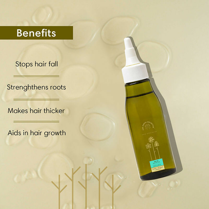 The Earth Collective Anti Hair Fall Hair Oil With Rosemary | Grocsy
