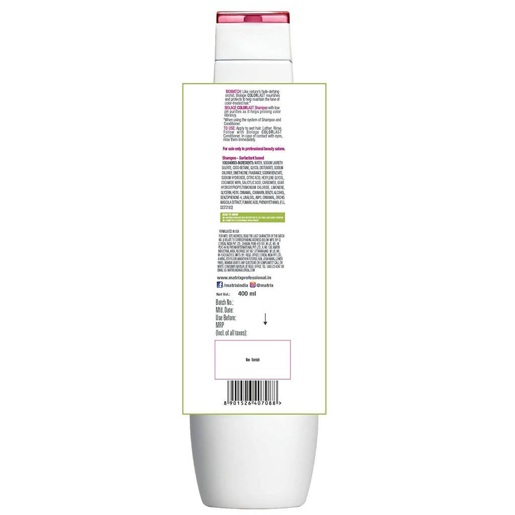 Matrix Biolage Colorlast Color Orchid Shampoo | Grocsy