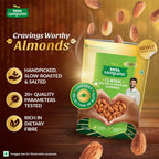 Tata Sampann Classic Salted & Roasted Almonds | Grocsy