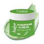 Bake 2% Salicylic Acid + Zinc PCA Anti-Acne Clay Mask | Grocsy