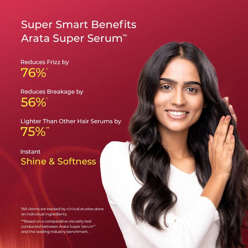 Arata Super Serum With JD Jojoba Hair Complex For Glossy | Grocsy