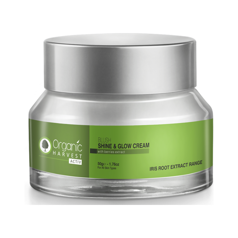 Organic Harvest Activ Blush Shine & Glow Cream With Berries Extract | Grocsy