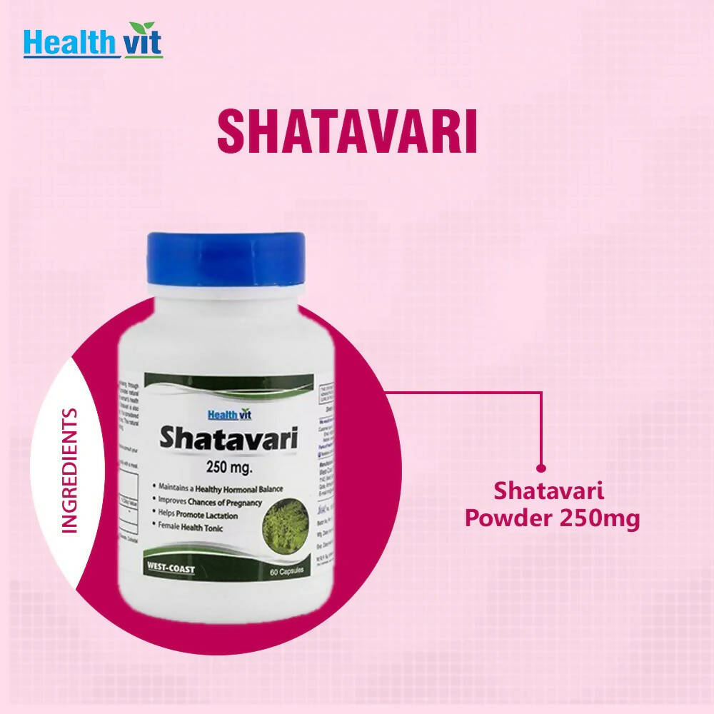 Healthvit Shatavari Capsules | Grocsy