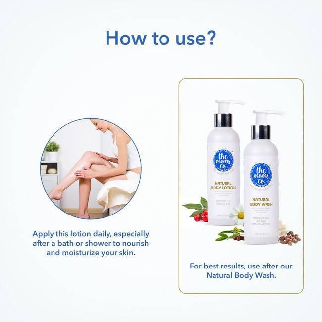 The Moms Co Natural Body Lotion | Grocsy