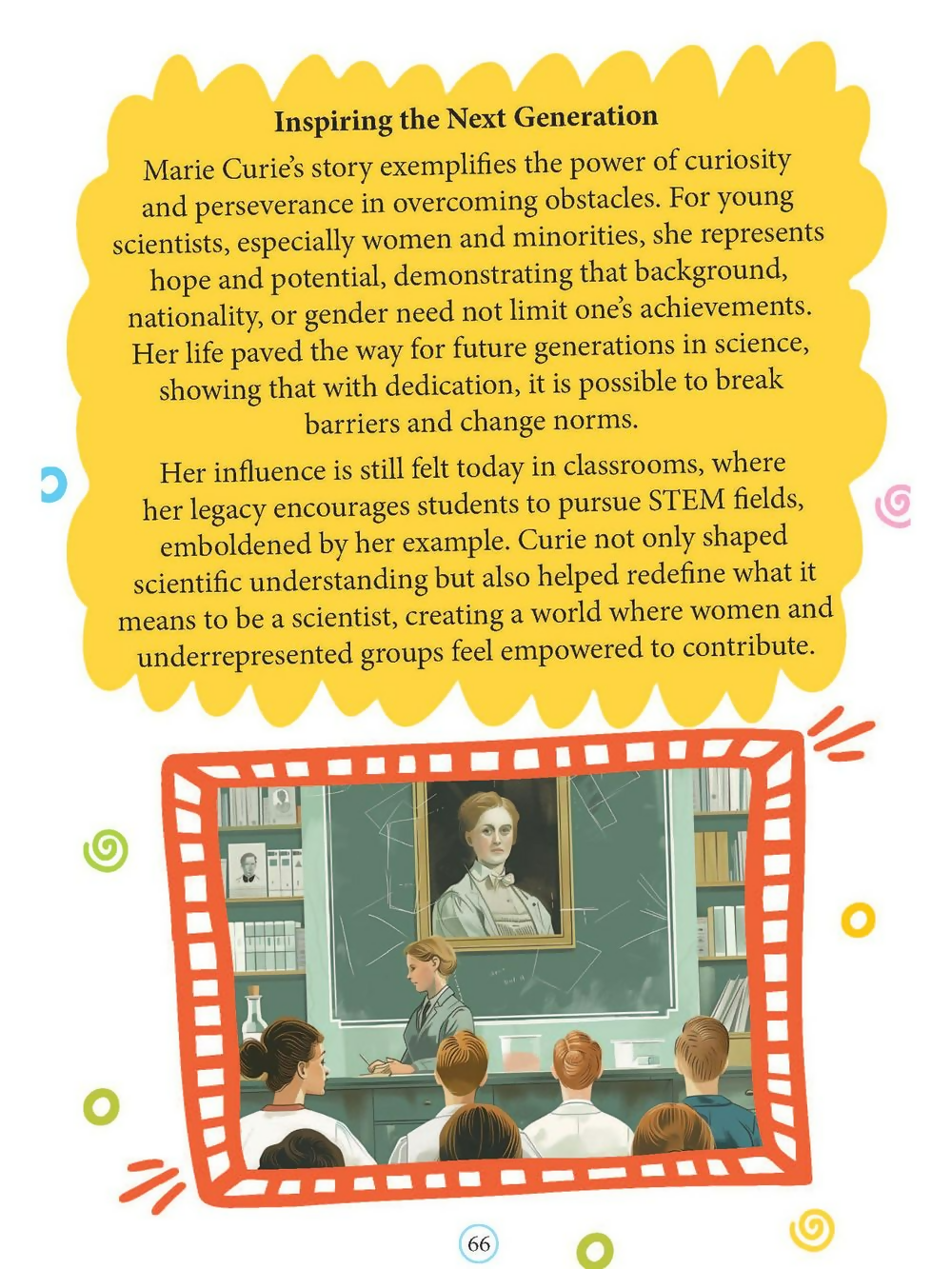 Dreamland Publications Marie Curie Icons of Inspiration Illustrated Biography For Kids | Grocsy
