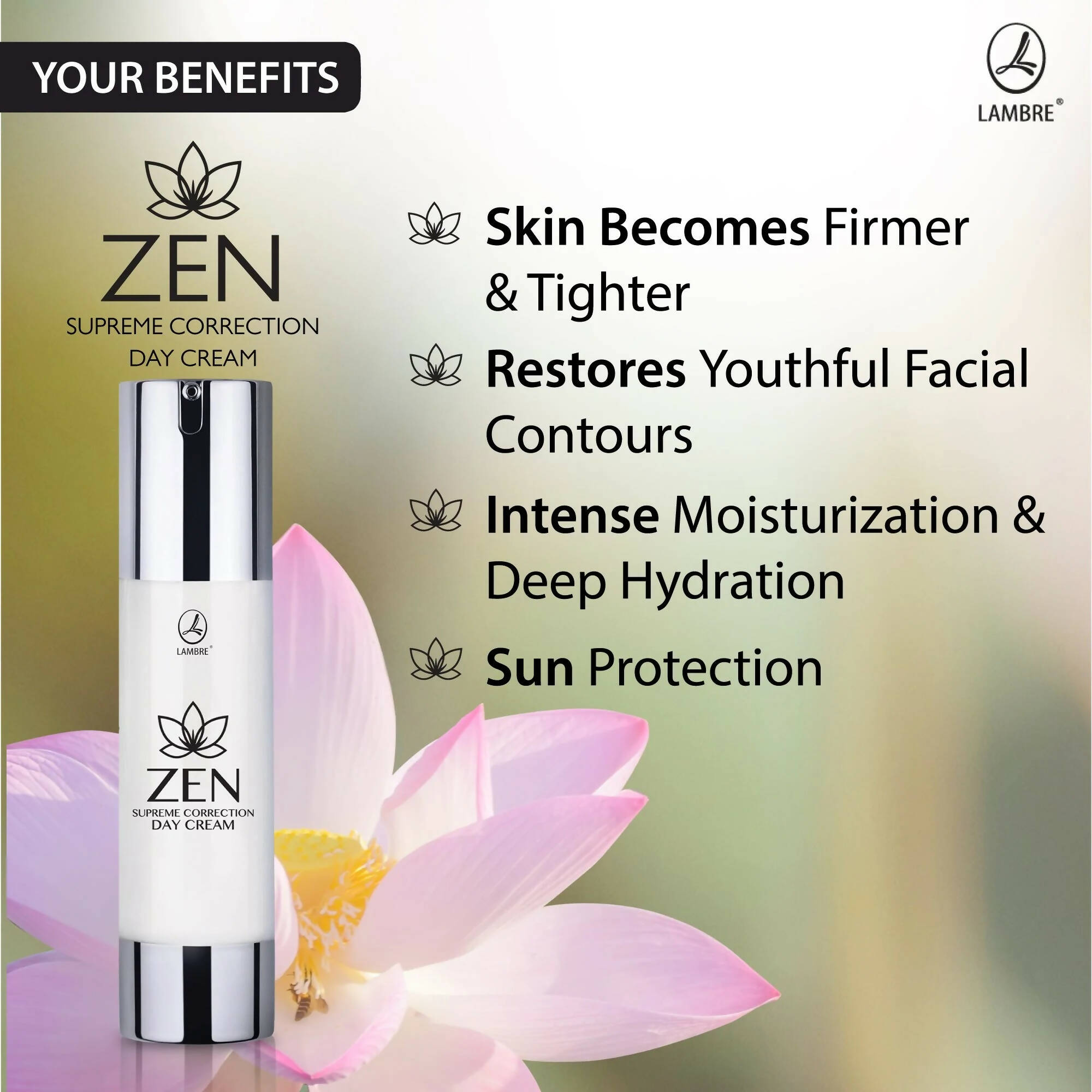 Lambre Zen Supreme Correction SPF 15 Day Cream | Grocsy
