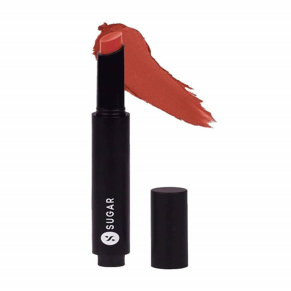 Sugar Click Me Up Velvet Lipstick - Foxy Fawn (Burnt Red Brown Nude/Rusty Nude) | Grocsy