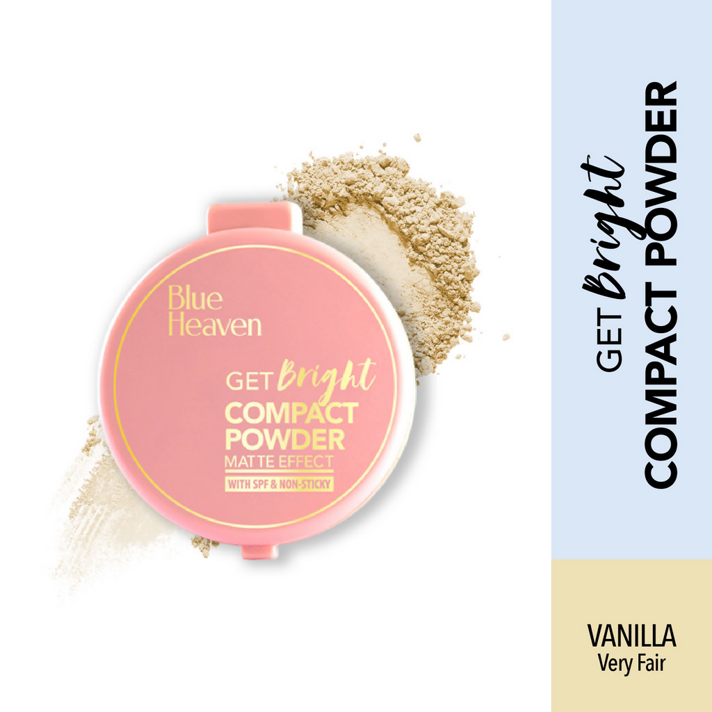 Blue Heaven Get Bright Compact Powder - Vanilla | Grocsy